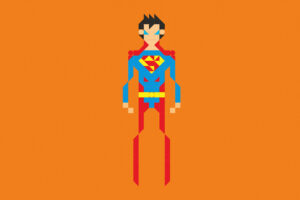 Superman Pixel Art 8k