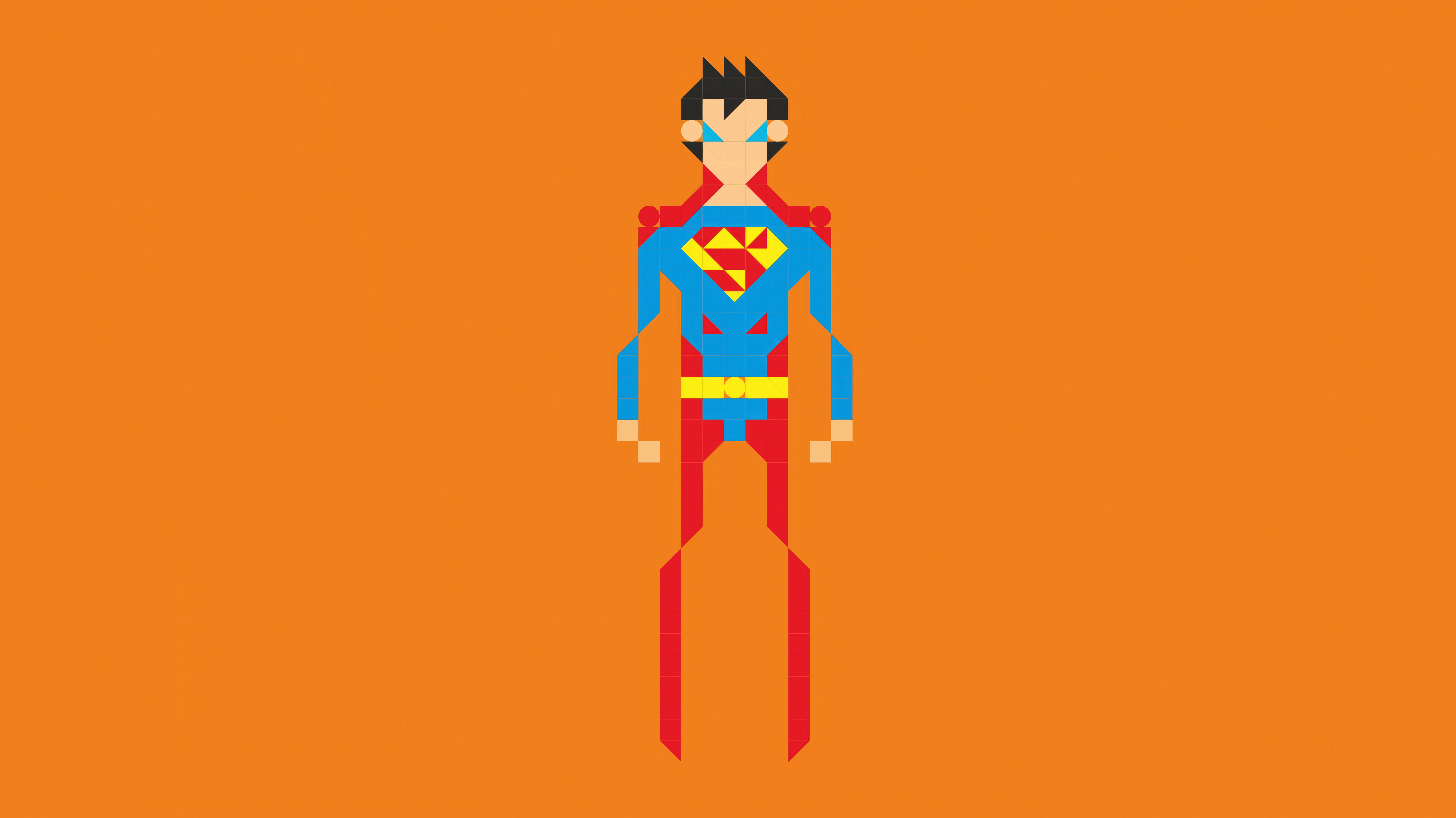 Superman Pixel Art 8k